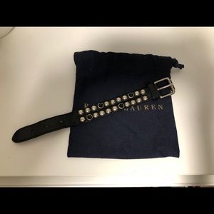Ralph Lauren Collection Leather Bracelet